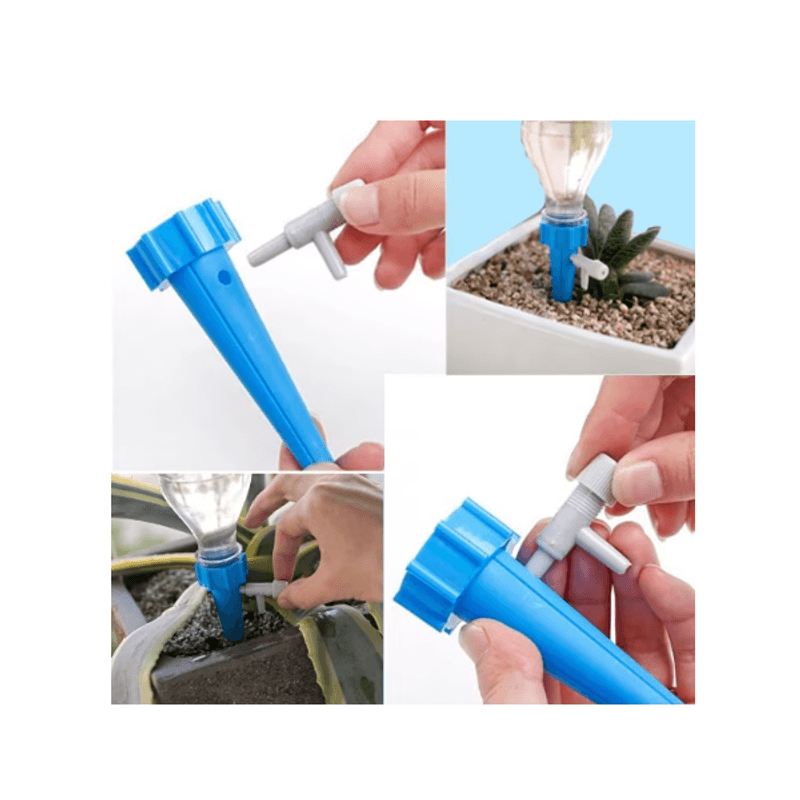 Casa si Gradina - Gradinarit si plante - Plante si ghivece - Accesorii ghivece si jardiniere - Set 12  Picuratori pentru Ghiveci sau Gradina din PVC cu Duza Reglabila G Glixicom® - Infinity.ro