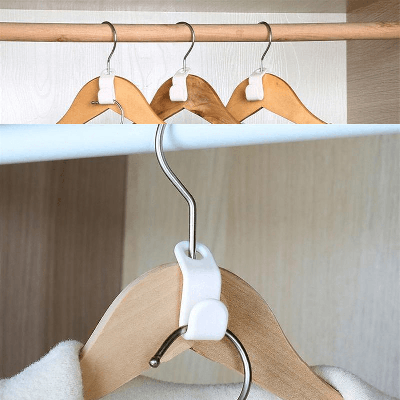 Casa si Gradina - Mobilier - Organizare si depozitare - Cuiere - Set 10 Accesorii Organizare si Agatare Umerase Haine din PVC  Sustinere pana la 7 Kg G Glixicom® - Infinity.ro