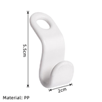 Casa si Gradina - Mobilier - Organizare si depozitare - Cuiere - Set 10 Accesorii Organizare si Agatare Umerase Haine din PVC  Sustinere pana la 7 Kg G Glixicom® - Infinity.ro