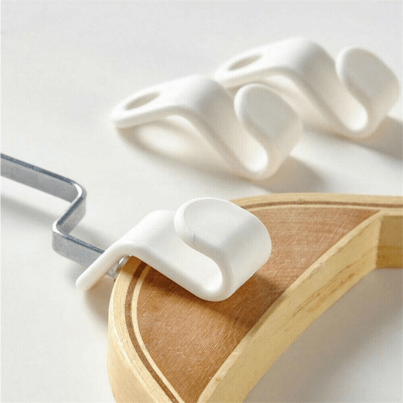 Casa si Gradina - Mobilier - Organizare si depozitare - Cuiere - Set 10 Accesorii Organizare si Agatare Umerase Haine din PVC  Sustinere pana la 7 Kg G Glixicom® - Infinity.ro