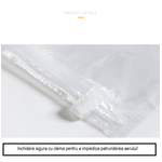 Market - Spalare si intretinere rufe - Produse intretinere textile - Intretinere textile - Sac de Vidat cu 4 Agatatoare pentru Umerase si Valva Dubla de Inchidere 70 x 90 cm G Glixicom® - Infinity.ro