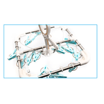 Electronice si Electrocasnice - Masini si uscatoare de rufe - Accesorii masini de spalat si uscatoare - Uscator de Haine Sosete si Lenjerie din Aluminiu si PVC cu 16 Carlige 35 x 30 cm - Infinity.ro