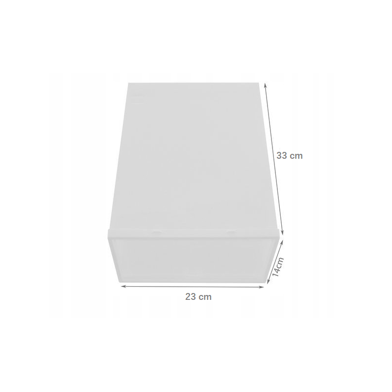 Casa si Gradina - Mobilier - Organizare si depozitare - Cutii depozitare - Cutie pentru Depozitare Pantofi Adidasi sau Ghete din PVC Pliabila  33 x 23 x14 cm - Infinity.ro