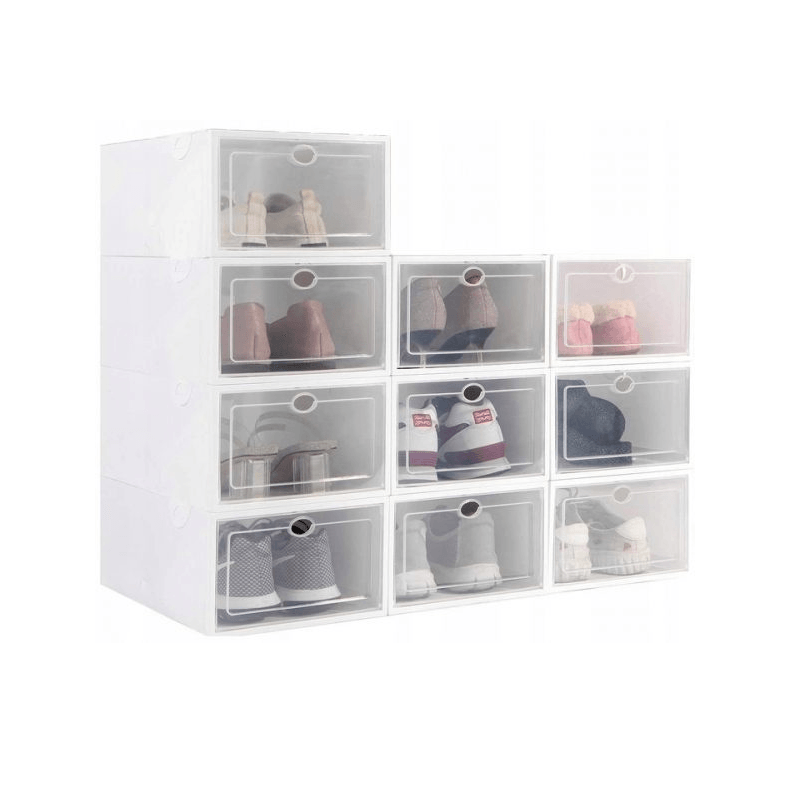 Casa si Gradina - Mobilier - Organizare si depozitare - Cutii depozitare - Cutie pentru Depozitare Pantofi Adidasi sau Ghete din PVC Pliabila  33 x 23 x14 cm - Infinity.ro