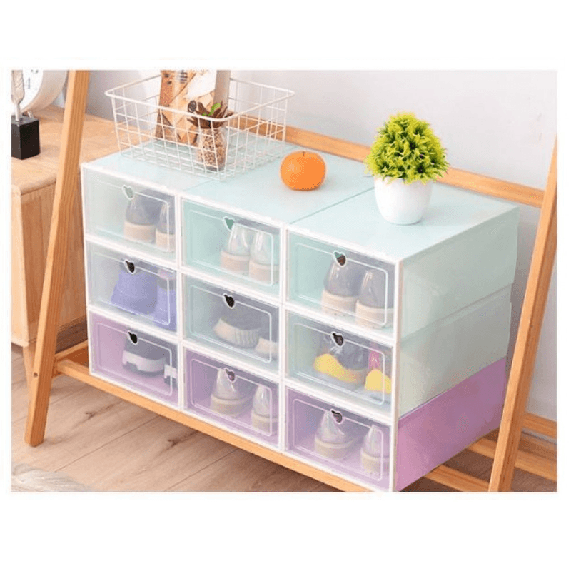 Casa si Gradina - Mobilier - Organizare si depozitare - Cutii depozitare - Cutie pentru Depozitare Pantofi Adidasi sau Ghete din PVC Pliabila  33 x 23 x14 cm - Infinity.ro