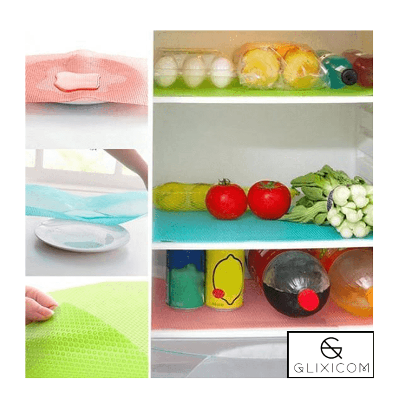 Casa si Gradina - Mobilier - Organizare si depozitare - Organizatoare pentru sertare si dulapuri - Covoras pentru Protectie Rafturi Frigider sau Sertare din PVC Antiderapant 45 x 30 cm Roz G Glixicom® - Infinity.ro