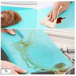 Electronice si Electrocasnice - Aparate frigorifice - Accesorii aparate frigorifice - Covoras pentru Protectie Rafturi Frigider sau Sertare din PVC Antiderapant 45 x 30 cm Turcoaz G Glixicom® - Infinity.ro