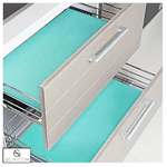 Electronice si Electrocasnice - Aparate frigorifice - Accesorii aparate frigorifice - Covoras pentru Protectie Rafturi Frigider sau Sertare din PVC Antiderapant 45 x 30 cm Turcoaz G Glixicom® - Infinity.ro