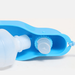 Petshop - Accesorii petshop - Castroane si adapatori - Sticla Apa Caini si Pisici cu Castron pentru Adapare - Portabila Capacitate 500 ml Rosu G Glixicom® - Infinity.ro