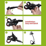 Laptop, Telefoane si Tablete - Telefoane mobile si accesorii - Accesorii Telefoane - Suport si docking telefoane - Suport Flexibil cu Brat si Clema Metalica, Rotatie 360 de Grade 50 cm Negru - Infinity.ro