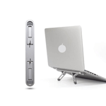 Laptop, Telefoane si Tablete - Laptopuri si accesorii - Accesorii Laptop - Standuri/Coolere notebook - Suport din Aluminiu Pliabil si Portabil Autoadeziv  pentru Laptop cu Inaltime Reglabila pe 4 Nivele G Glixicom® - Infinity.ro