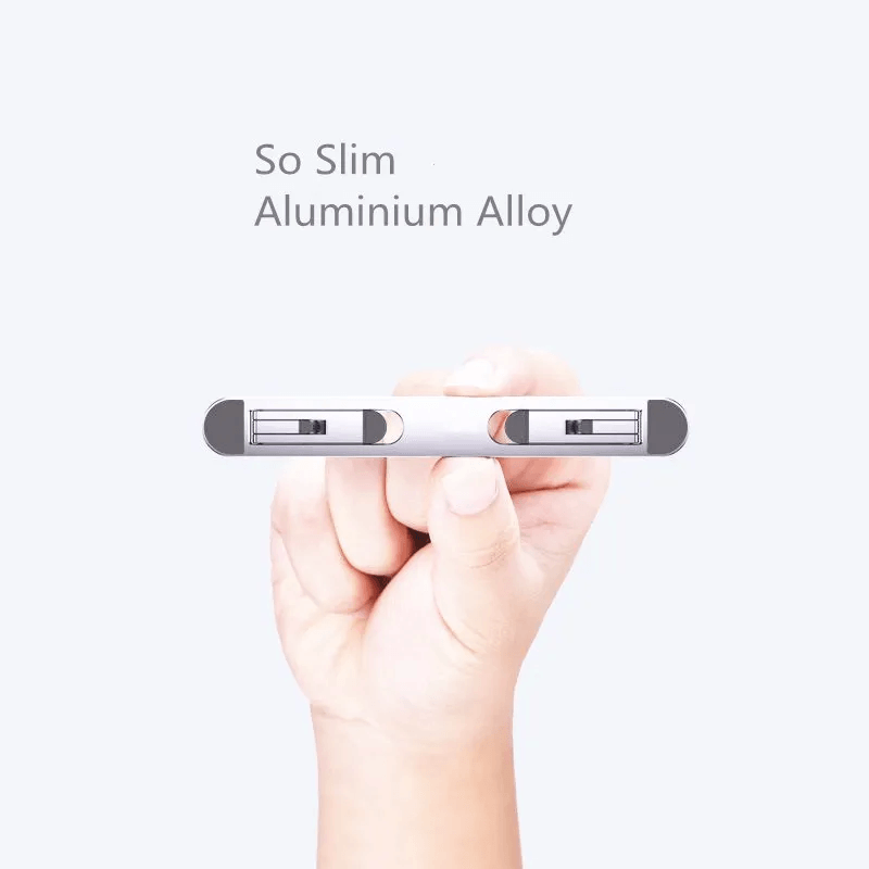 Laptop, Telefoane si Tablete - Laptopuri si accesorii - Accesorii Laptop - Standuri/Coolere notebook - Suport din Aluminiu Pliabil si Portabil Autoadeziv  pentru Laptop cu Inaltime Reglabila pe 4 Nivele G Glixicom® - Infinity.ro