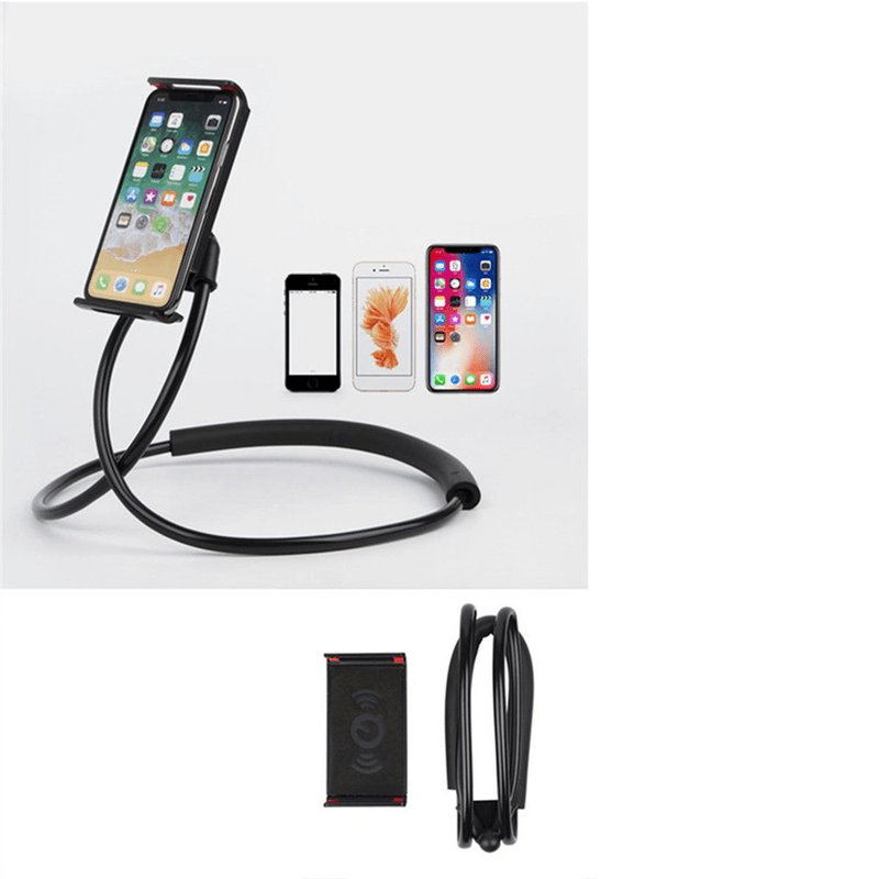 Laptop, Telefoane si Tablete - Telefoane mobile si accesorii - Accesorii Telefoane - Suport si docking telefoane - Suport Flexibil cu  Brat si Clema cu Rotatie 360° pentru Gat Dimensiune maxima Dispozitiv 12 inch 60 cm  Negru - Infinity.ro