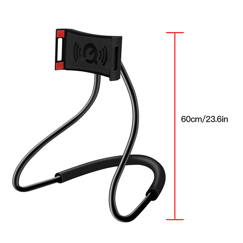 Laptop, Telefoane si Tablete - Telefoane mobile si accesorii - Accesorii Telefoane - Suport si docking telefoane - Suport Flexibil cu  Brat si Clema cu Rotatie 360° pentru Gat Dimensiune maxima Dispozitiv 12 inch 60 cm  Negru - Infinity.ro