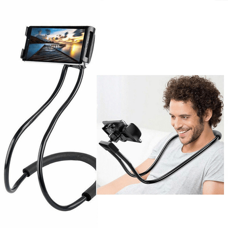 Laptop, Telefoane si Tablete - Telefoane mobile si accesorii - Accesorii Telefoane - Suport si docking telefoane - Suport Flexibil cu  Brat si Clema cu Rotatie 360° pentru Gat Dimensiune maxima Dispozitiv 12 inch 60 cm  Negru - Infinity.ro