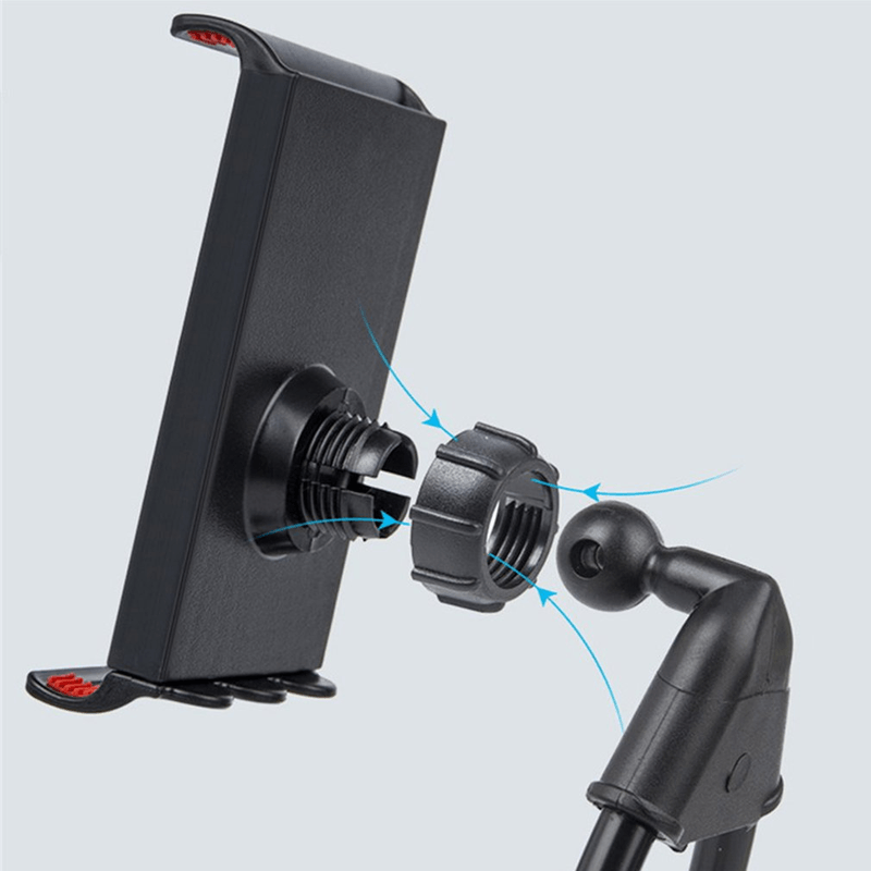 Laptop, Telefoane si Tablete - Telefoane mobile si accesorii - Accesorii Telefoane - Suport si docking telefoane - Suport Flexibil cu  Brat si Clema cu Rotatie 360° pentru Gat Dimensiune maxima Dispozitiv 12 inch 60 cm  Negru - Infinity.ro