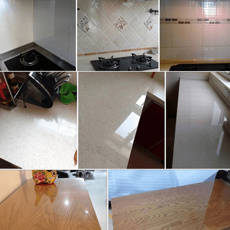 Casa si Gradina - Mobilier - Feronerie si accesorii mobila - Folie Autoadeziva Transparenta pentru protectie Mobila si Alte Suprafete, 200 x 40 cm - Infinity.ro