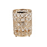 Casa si Gradina - Decoratiuni - Obiecte decorative - Accesorii decorative - Suport Organizator din Sticla pentru Pensule Machiaj Creioane sau Pixuri 13 x 9 cm G Glixicom® - Infinity.ro