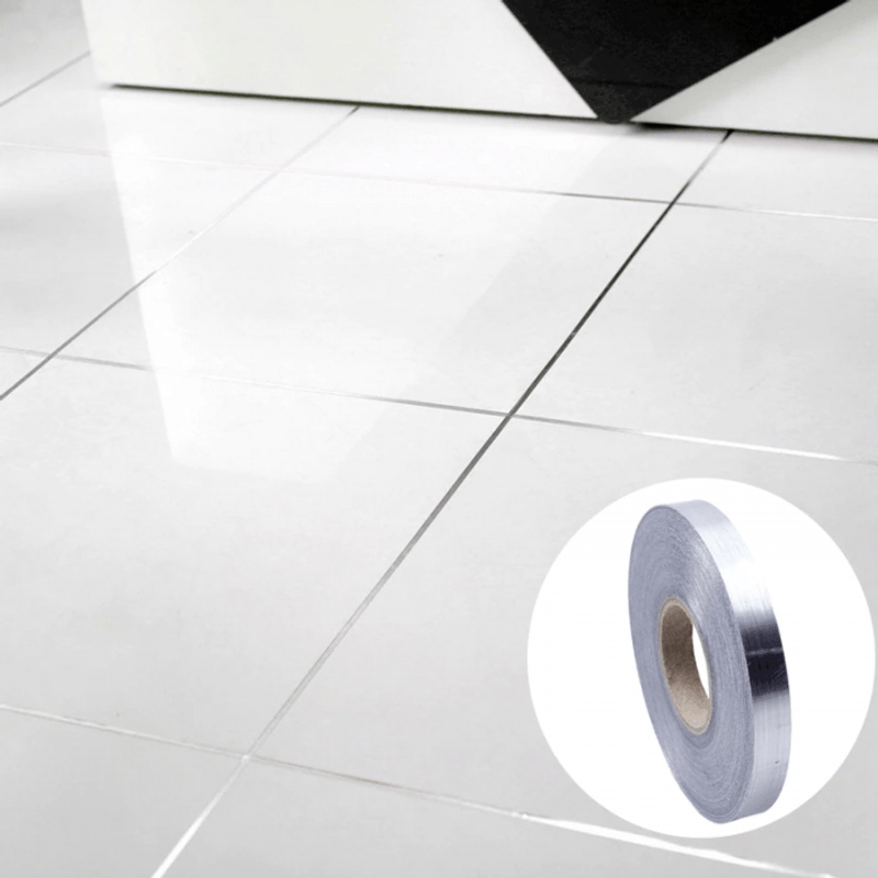 Carti si Birotica - Birotica - Accesorii de birou - Benzi adezive - Banda Adeziva Impermeabila pentru Rosturi Gresie si Faianta 50 m x 10 mm Argintiu G Glixicom® - Infinity.ro