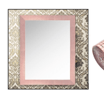 Casa si Gradina - Decoratiuni - Obiecte decorative - Accesorii decorative - Banda Adeziva Decorativa de Tip Mozaic Oglinda Rose Gold 4 x 100 cm G Glixicom® - Infinity.ro