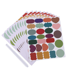 Carti si Birotica - Papetarie - Afise si stickere - Set 84 Etichete din PVC Autoadezive Multicolore cu Marker Alb  Reutilizabile G Glixicom® - Infinity.ro