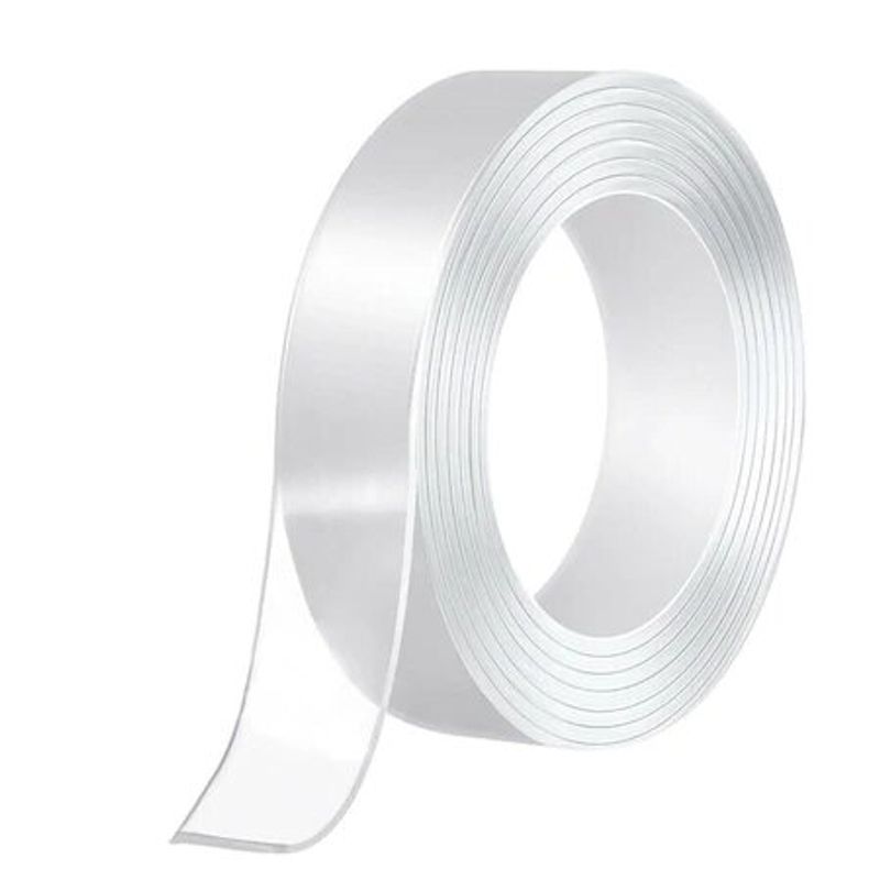 Carti si Birotica - Birotica - Accesorii de birou - Benzi adezive - Banda Dublu Adeziva Transparenta pentru Montaj Reutilizabila si Lavabila 3 cm x 5 m G Glixicom® - Infinity.ro