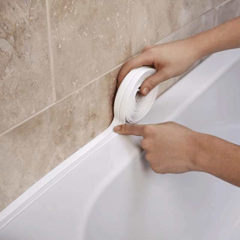 Carti si Birotica - Birotica - Accesorii de birou - Benzi adezive - Set 2 Bucati Banda Adeziva pentru Etansare si Izolare Plita WC Cada Chiuveta Multifunctionala si Impermeabila - Infinity.ro