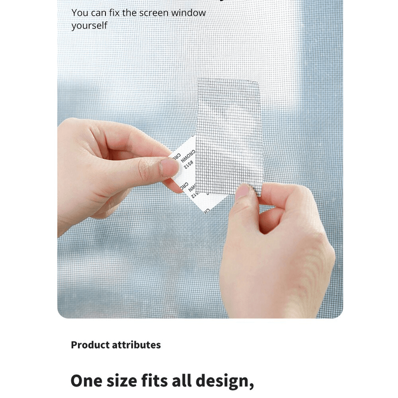 Carti si Birotica - Birotica - Accesorii de birou - Benzi adezive - Banda Adeziva pentru Reparare Plasa Tantari din Fibra de Sticla 1,80 m x 5 cm Negru G Glixicom® - Infinity.ro