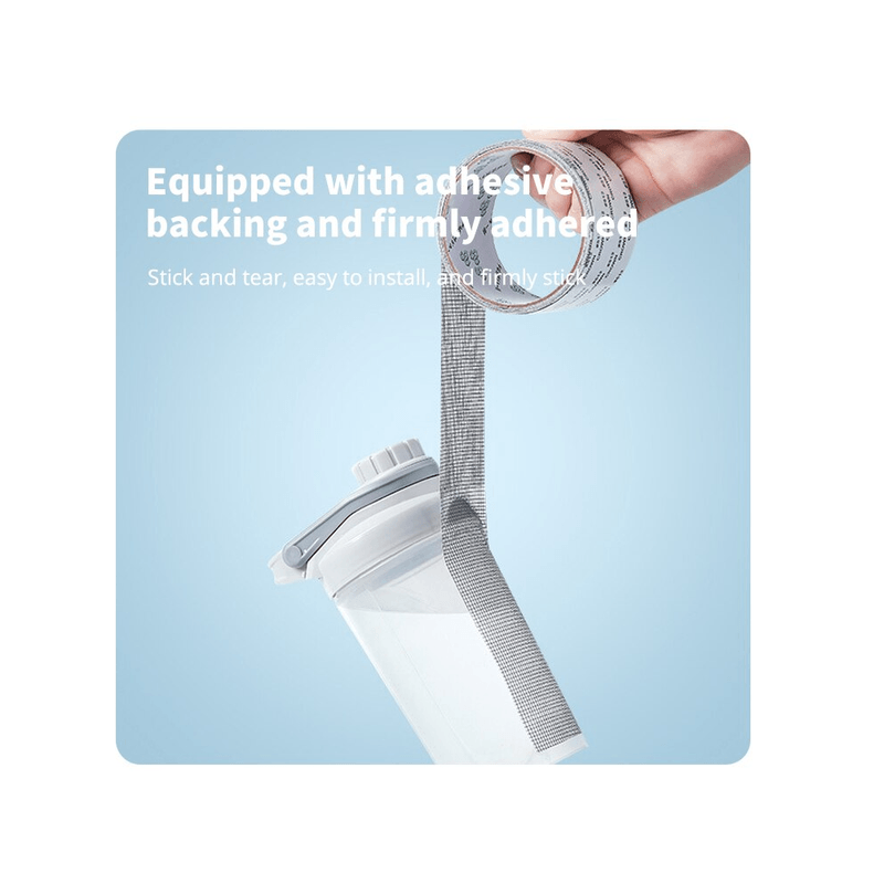 Carti si Birotica - Birotica - Accesorii de birou - Benzi adezive - Banda Adeziva pentru Reparare Plasa Tantari din Fibra de Sticla 1,80 m x 5 cm Negru G Glixicom® - Infinity.ro