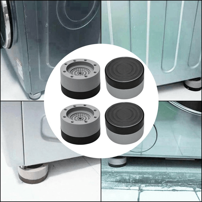 Electronice si Electrocasnice - Masini si uscatoare de rufe - Accesorii masini de spalat si uscatoare - Set 4 Picioruse Antialunecare si Antivibratie pentru Masina de Spalat sau Mobila - Infinity.ro