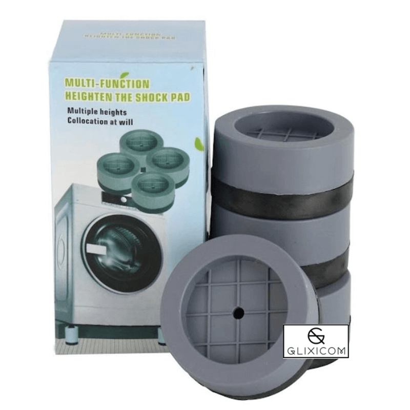 Electronice si Electrocasnice - Masini si uscatoare de rufe - Accesorii masini de spalat si uscatoare - Set 4 Picioruse Antialunecare si Antivibratie pentru Masina de Spalat sau Mobila - Infinity.ro