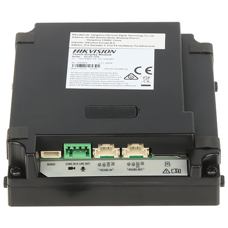 Casa si Gradina - Electrice - Smart Home - Control acces si accesorii - Modul afisaj IPS touch screen, 4 inch,  pentru Interfon modular - HIKVISION DS-KD-TDM - Infinity.ro