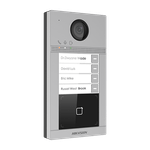 Casa si Gradina - Electrice - Smart Home - Control acces si accesorii - Panou exterior videointerfon TCP/IP pentru 4 familii, Wi-Fi 2.4GHz, control acces integrat - HIKVISION DS-KV8413-WME1 - Infinity.ro