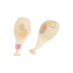 Casa si Gradina - Decoratiuni - Decoratiuni petrecere - Artificii si confetti - Set 10 baloane din latex cu confeti colorate din polistiren Crisalida, diametru 27 cm - Infinity.ro