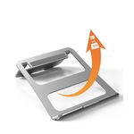 Laptop, Telefoane si Tablete - Laptopuri si accesorii - Accesorii Laptop - Standuri/Coolere notebook - Suport Pliabil din Aluminiu cu Inaltime fixa pentru Laptop sau Notebook 24 x 21 cm G Glixicom® - Infinity.ro