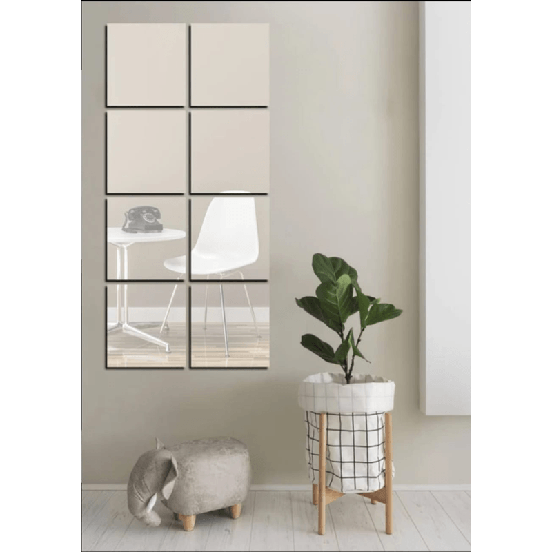Casa si Gradina - Decoratiuni - Decoratiuni perete - Set 36 Oglinzi Acrilice Autoadezive Model Dreptunghi 10 x 15 cm G Glixicom® - Infinity.ro