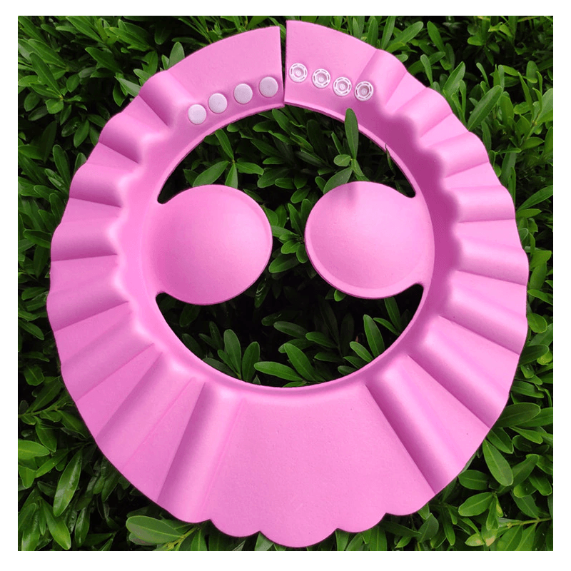 Jucarii, Copii si Bebe - Igiena si ingrijire - Baia bebelusului - Cadite bebe si accesorii baie - Protectie Cap pentru Baie Copii din Spuma EVA Roz Marime Reglabila G Glixicom® - Infinity.ro