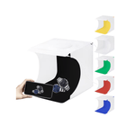 TV, Audio-Video si Foto - Aparate foto si accesorii - Accesorii foto si video - Alte accesorii foto & video - Studio Foto Portabil  cu 6 Fundaluri Colorate si 2 Benzi LED cu Alimentare USB G Glixicom® - Infinity.ro