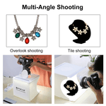 TV, Audio-Video si Foto - Aparate foto si accesorii - Accesorii foto si video - Alte accesorii foto & video - Studio Foto Portabil  cu 6 Fundaluri Colorate si 2 Benzi LED cu Alimentare USB G Glixicom® - Infinity.ro