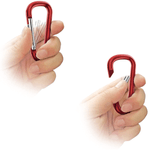 Sport si Outdoor - Camping - Accesorii camping si drumetii - Set 5 Carabine din Aliaj de Aluminiu Greutate Maxima 10 kg 4,7 cm x 2,5 cmG Glixicom® - Infinity.ro