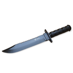 Casa si Gradina - Bucatarie si vesela - Vesela si tacamuri - Cutite si seturi de cutite - Cutit tactic de supravieturire Rambo Finka Foxter, 35 cm, husa, negru - Infinity.ro