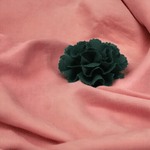 Casa si Gradina - Decoratiuni - DIY - Articole mercerie - Floare textila pentru cusut sau lipit pe haine, diametru 10 cm, Verde inchis - Infinity.ro