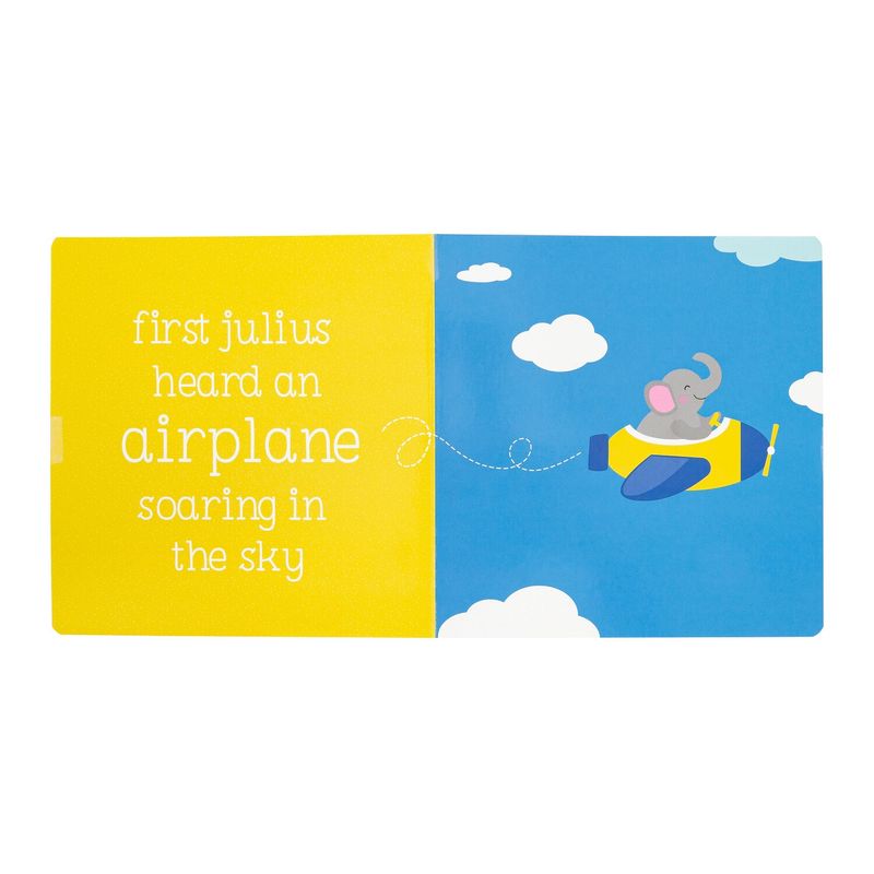 Jucarii, Copii si Bebe - Jucarii si jocuri - Jucarii de plus - Pearhead - Set cadou elefantel de plus si carticica - Infinity.ro