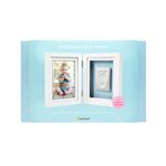 Market - Cadouri - Rame si albume foto - Pearhead - Kit rama foto dubla cu amprenta mulaj manuta sau piciorus - alba - Infinity.ro