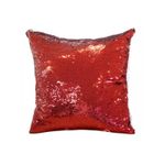 Market - Cadouri - Cadouri personalizate - Perna personalizata patrata cu paiete - Glitter rosu - personalizare ambele fete - Infinity.ro