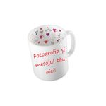 Casa si Gradina - Bucatarie si vesela - Cani si pahare - Cani si cesti - Cana personalizata cu interior cu mesaj "I Love you to the moon and back", 330 ml - Infinity.ro