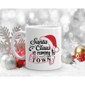 Cana cu mesaj "Santa Claus is coming to town" 300 ml