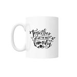 Casa si Gradina - Bucatarie si vesela - Cani si pahare - Cani si cesti - Cana cu mesaj "Together we are the best family" 300 ml - Infinity.ro