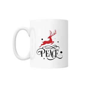 Cana cu mesaj "Peace" 300 ml