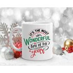 Casa si Gradina - Bucatarie si vesela - Cani si pahare - Cani si cesti - Cana cu mesaj "It's the most wonderful time of the year" 300 ml - Infinity.ro